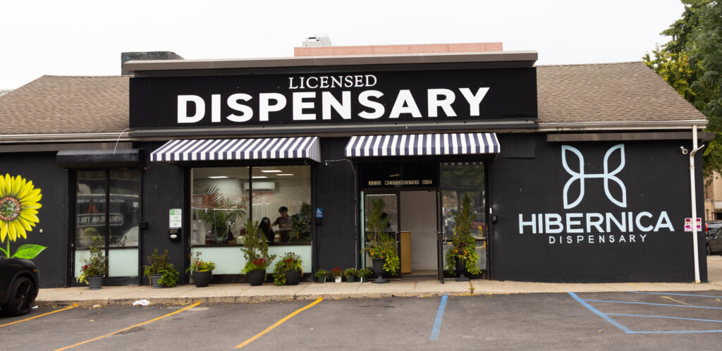 Hibernica dispensary from outside