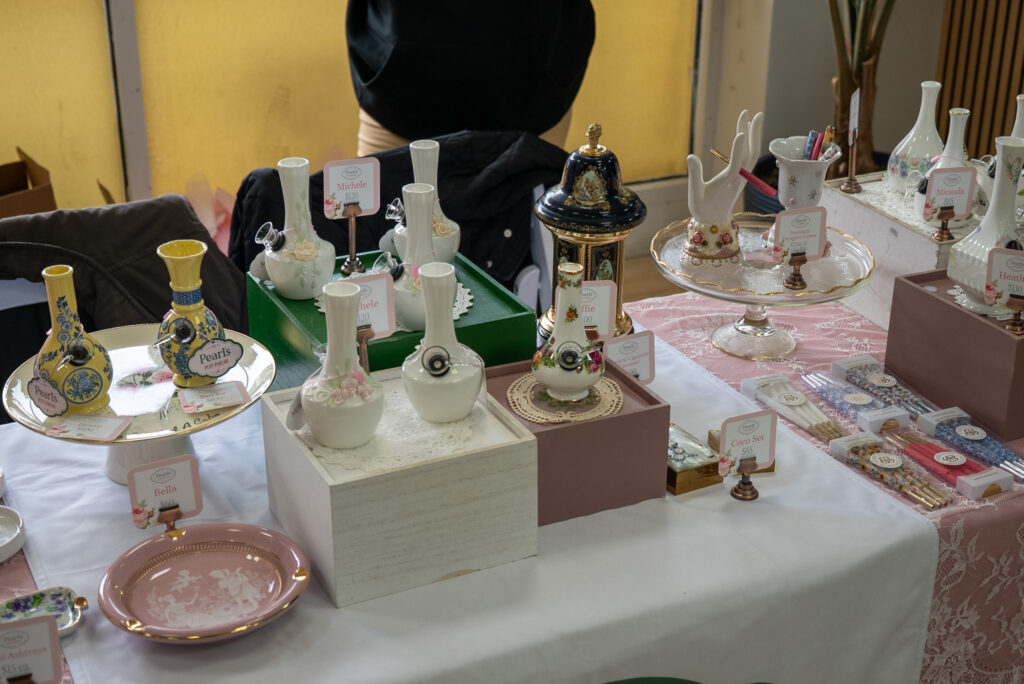 vintage_glass_water_pieces_bronx_dispensary_event