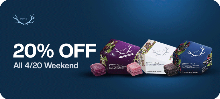 WYLD_20%-off-all-420-weekend_800x360
